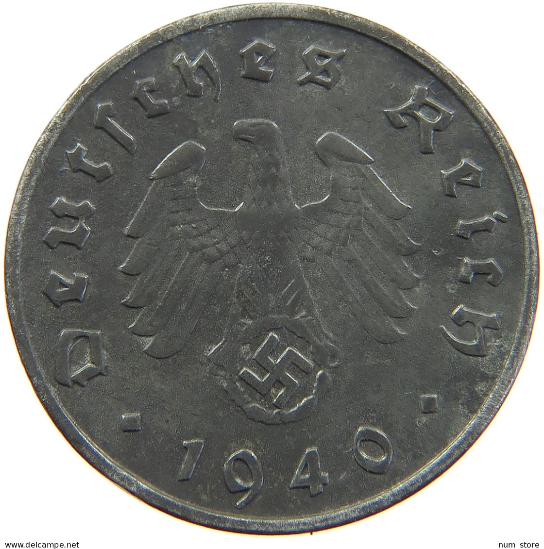 DRITTES REICH 10 PFENNIG 1940 D  #MA 102652 - 10 Reichspfennig