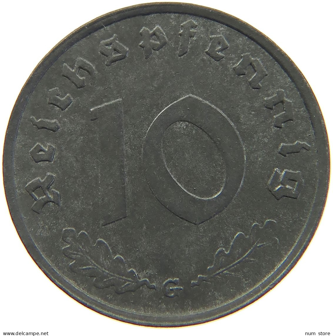 DRITTES REICH 10 PFENNIG 1940 G  #MA 102690 - 10 Reichspfennig