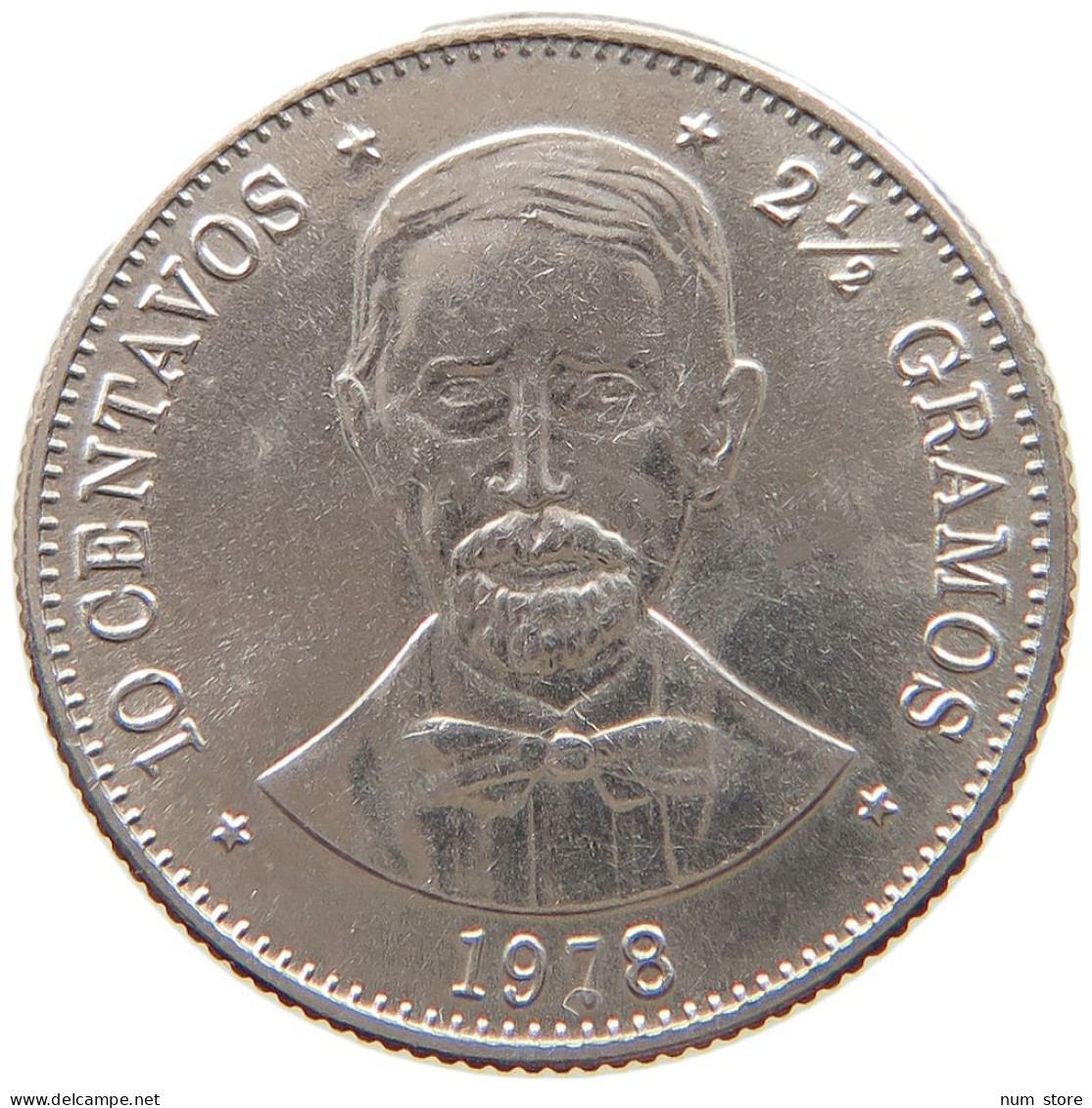 DOMINICAN REPUBLIC 10 CENTAVOS 1978  #MA 063124 - Dominicaine