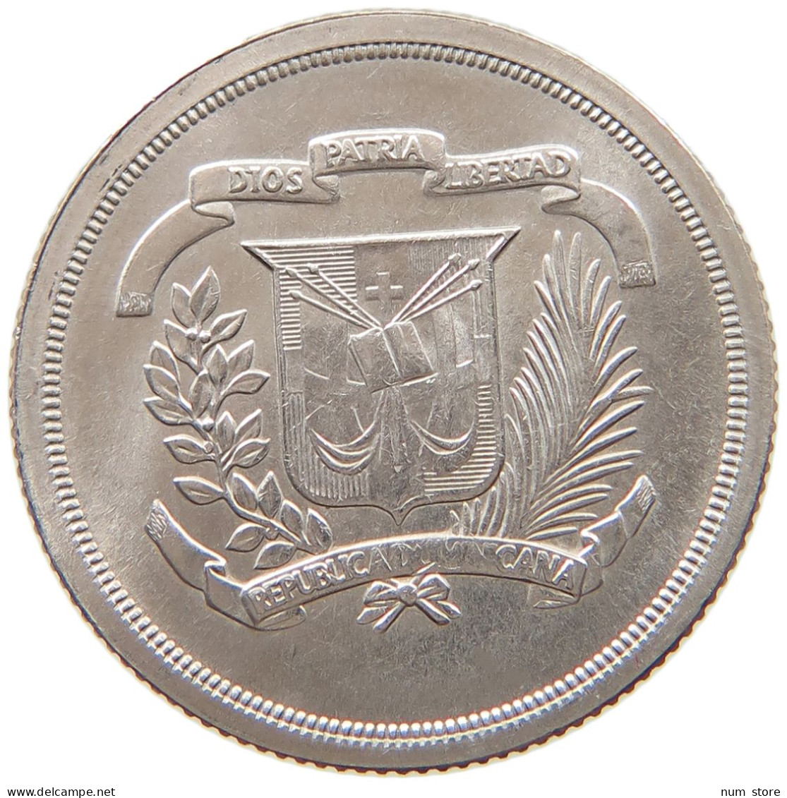 DOMINICAN REPUBLIC 25 CENTAVOS 1978  #MA 063121 - Dominikanische Rep.