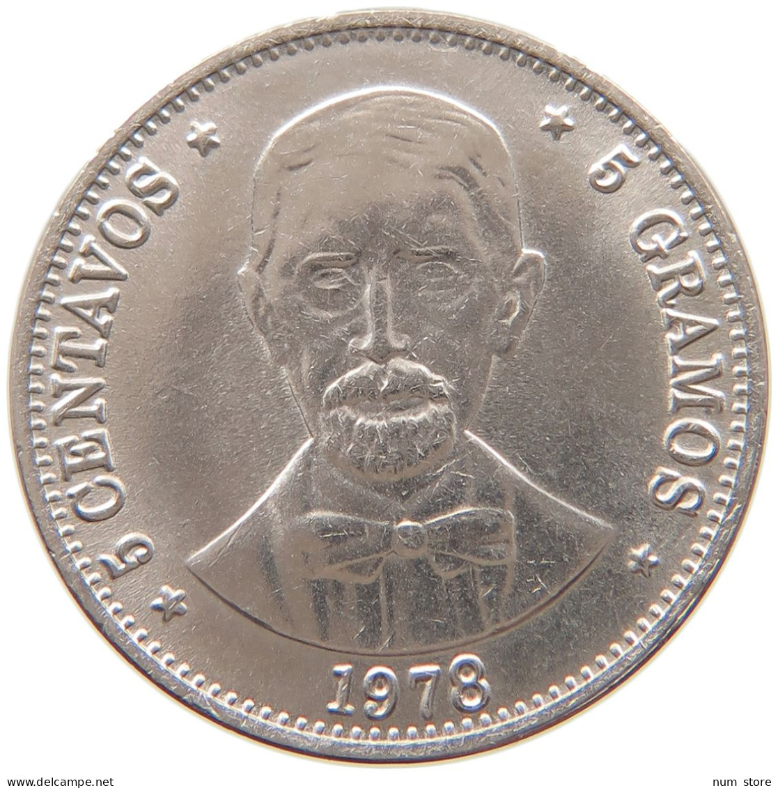 DOMINICAN REPUBLIC 5 CENTAVOS 1978  #MA 063122 - Dominicaine