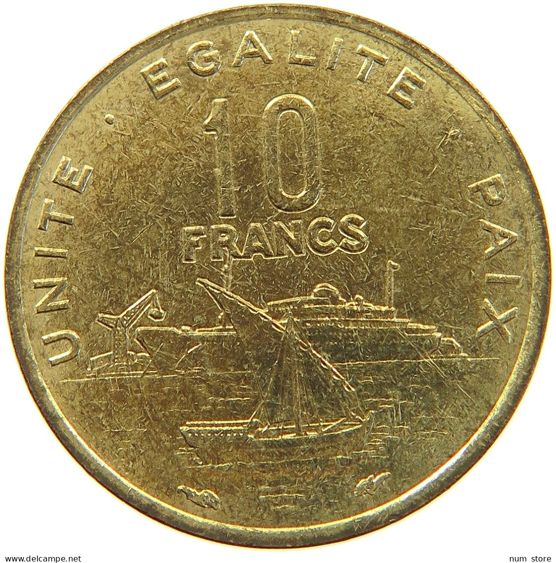 DJIBOUTI 10 FRANCS 1991  #MA 065255 - Djibouti