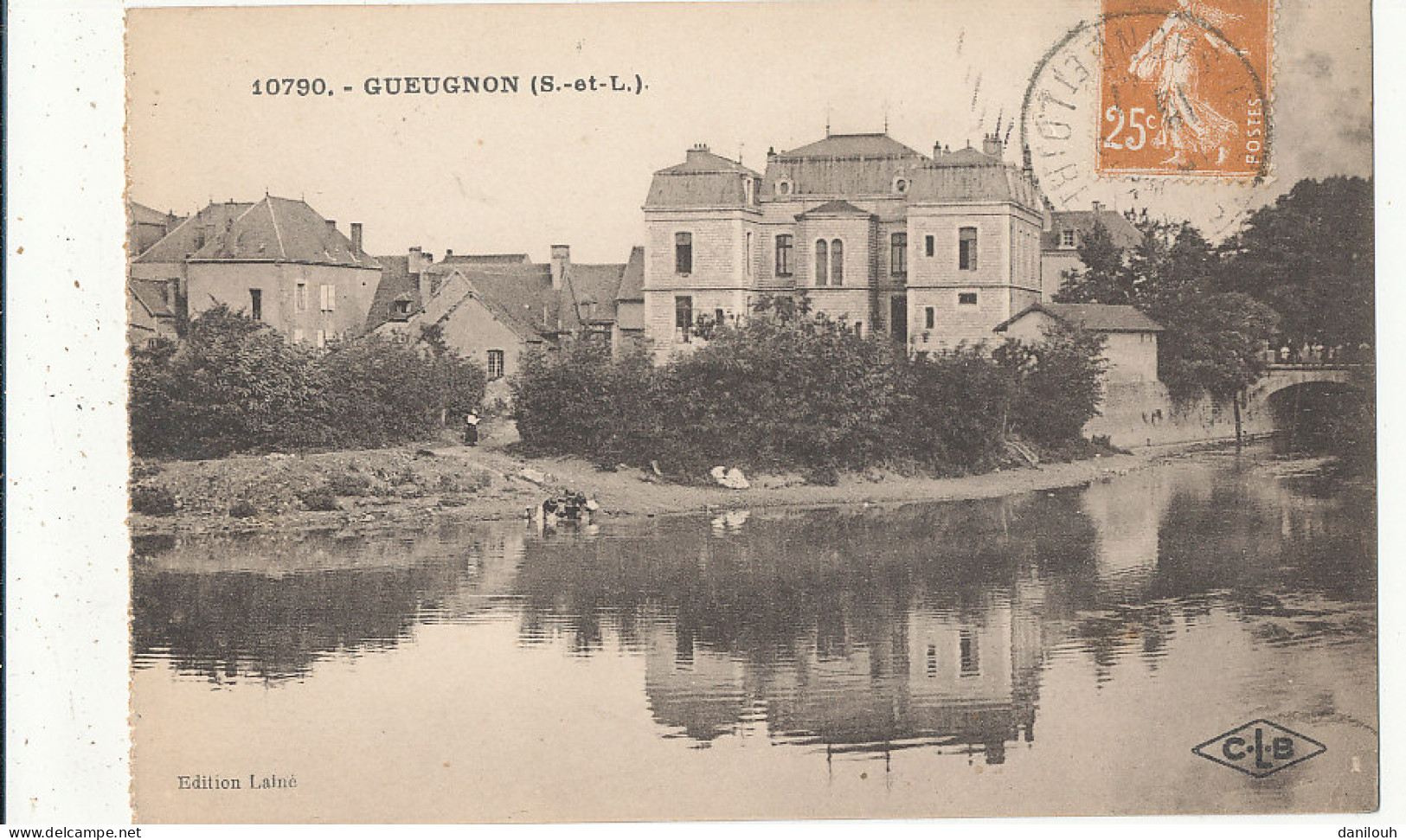 71 // GUEUGNON    / 10790 / Chateau / Riviere / Edit Lardier - Gueugnon