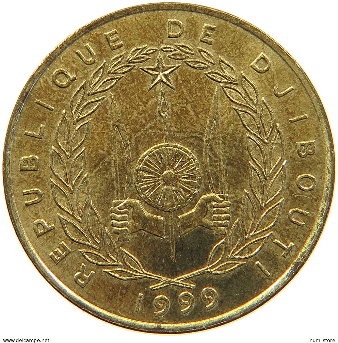 DJIBOUTI 20 FRANCS 1999  #MA 065253 - Gibuti