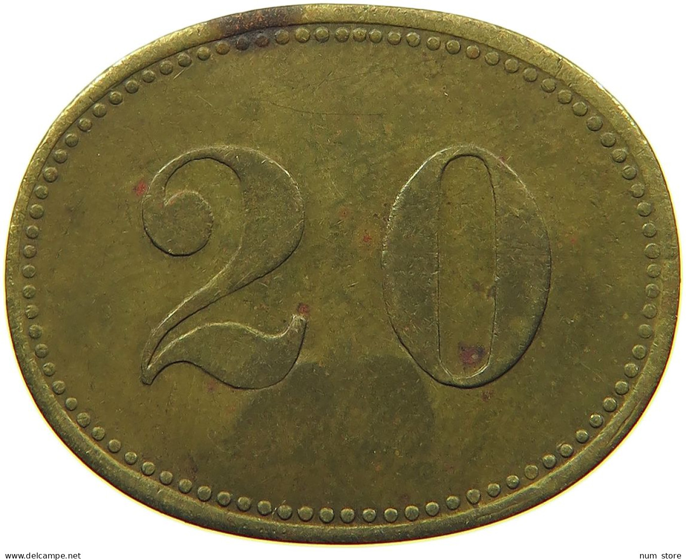 DEUTSCHES REICH 20 PFENNIG WERTH-MARKE   #MA 099188 - Autres & Non Classés