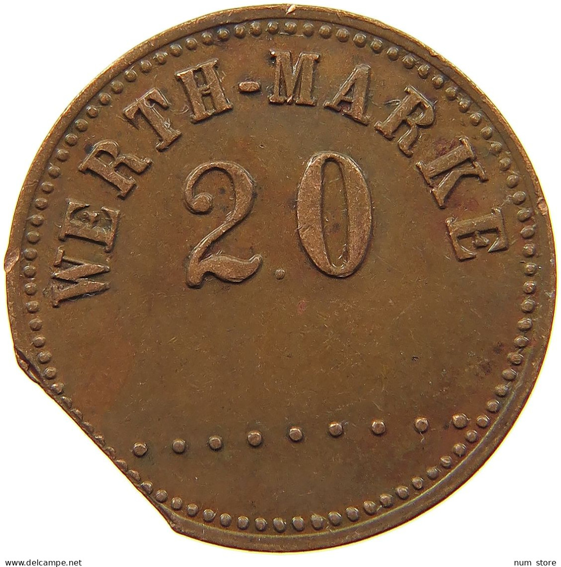 DEUTSCHES REICH 20 PFENNIG WERTH-MARKE   #MA 100928 - Autres & Non Classés