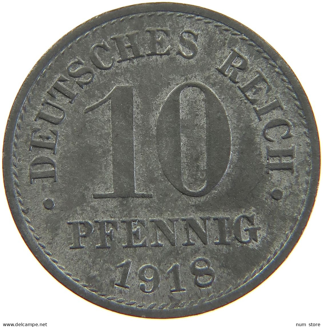 DEUTSCHES REICH 10 PFENNIG 1918  #MA 102796 - 10 Rentenpfennig & 10 Reichspfennig