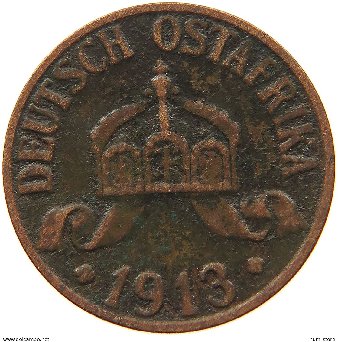 DEUTSCH OSTAFRIKA HELLER 1913 A  #MA 099938 - Deutsch-Ostafrika