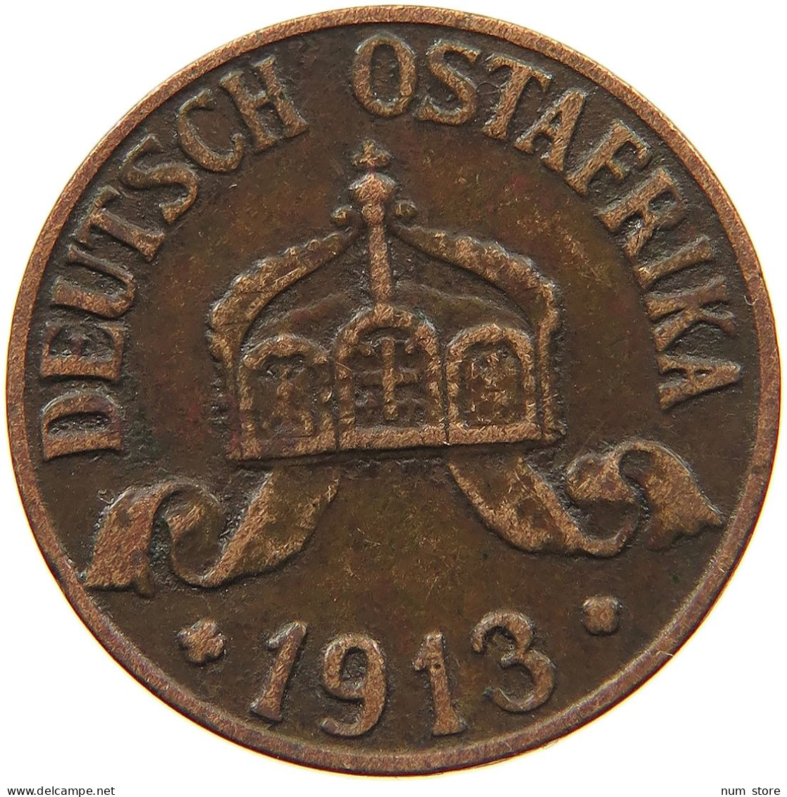 DEUTSCH OSTAFRIKA HELLER 1913 A  #MA 099922 - German East Africa