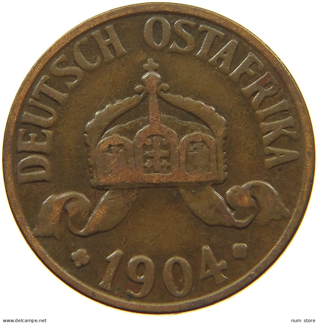 DEUTSCH OSTAFRIKA HELLER 1904 A  #MA 099991 - German East Africa