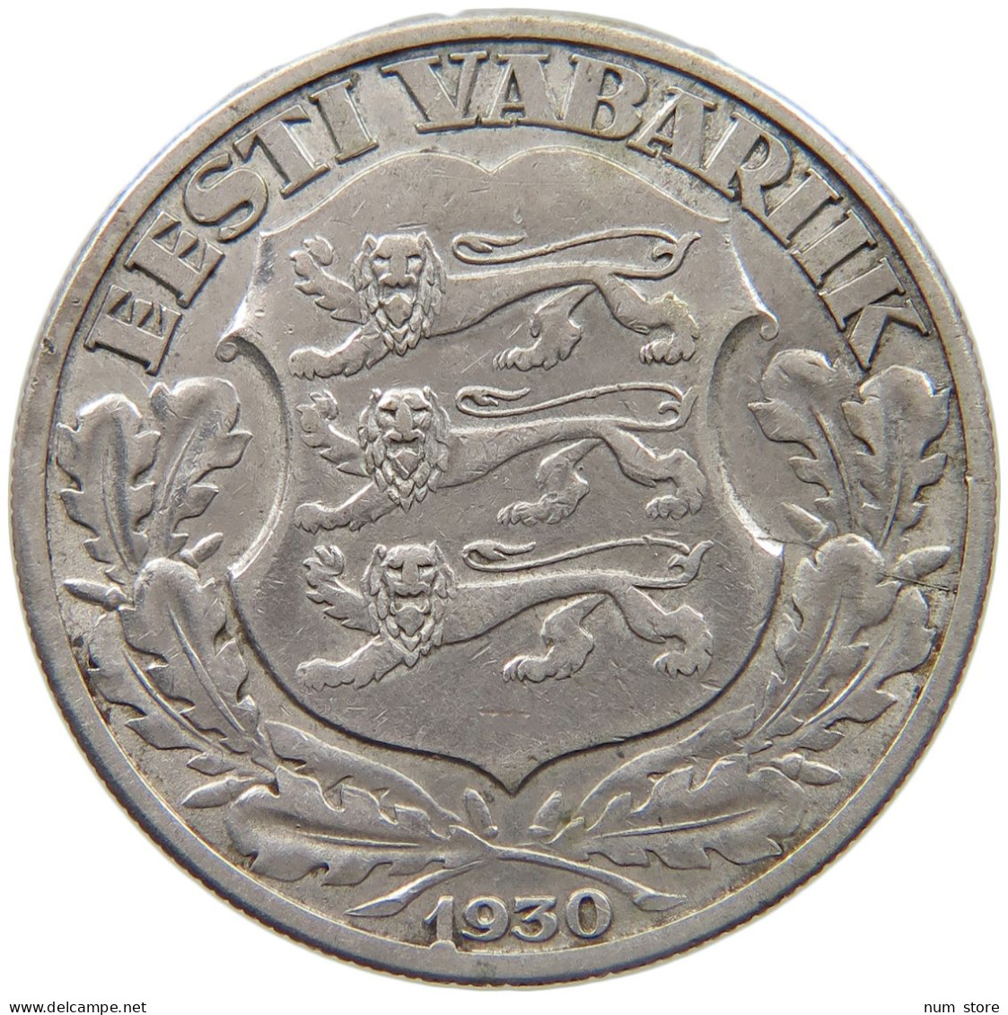 ESTONIA 2 KROONI 1930  #MA 024552 - Estonie