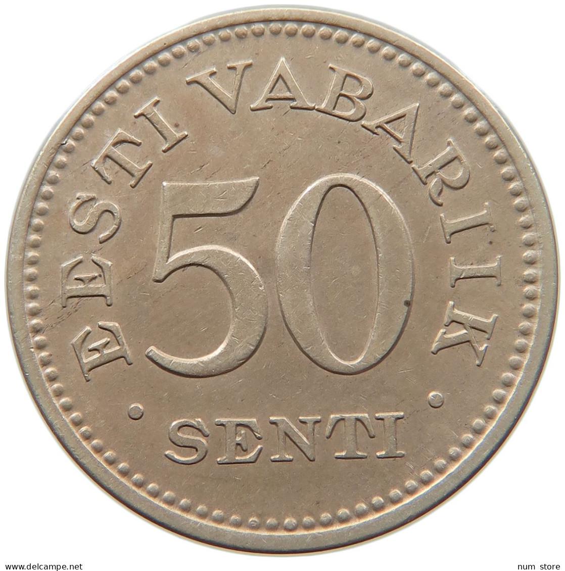 ESTONIA 50 SENTI 1936  #MA 063010 - Estonia