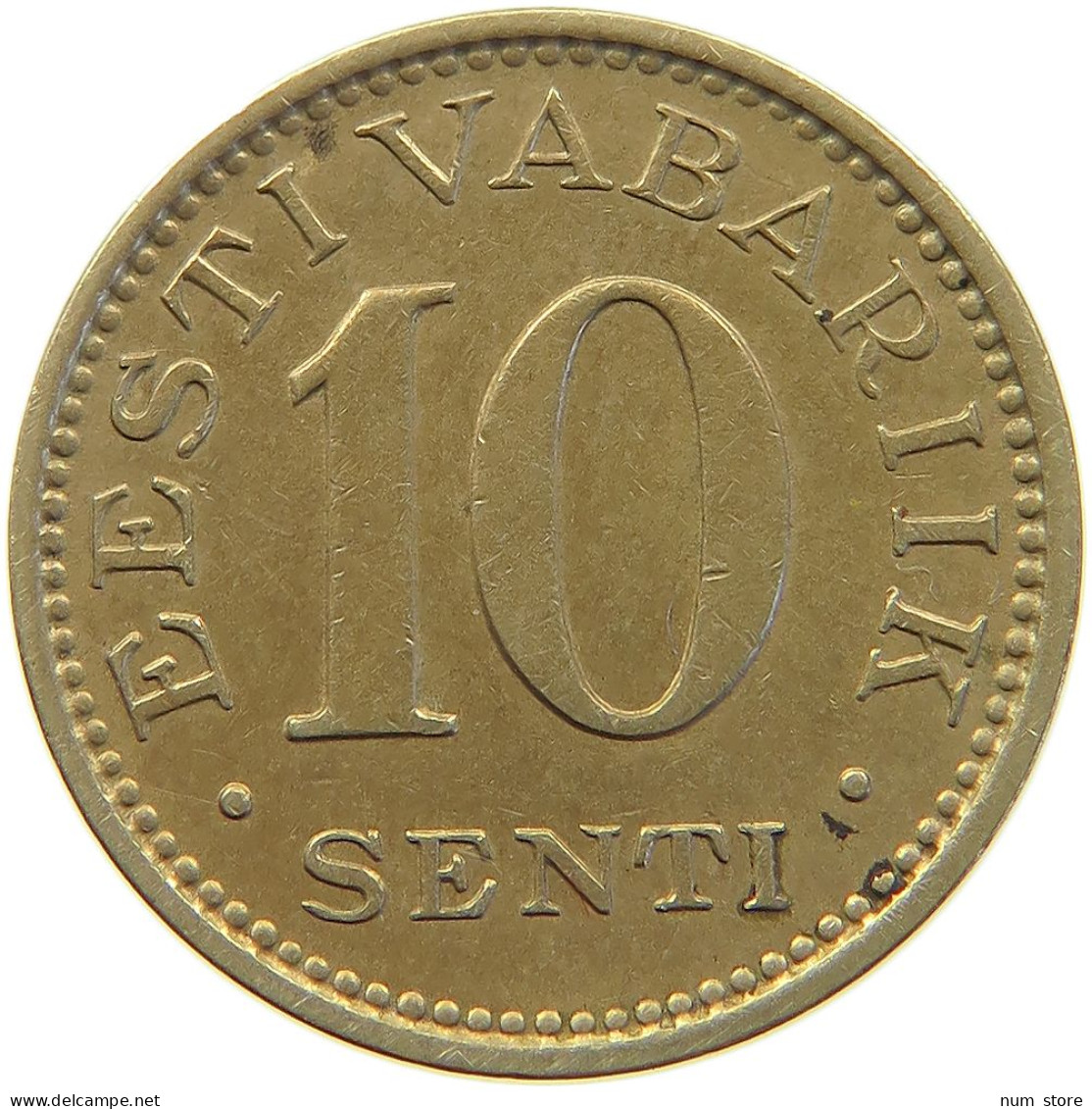 ESTONIA 10 SENTI 1931  #MA 063020 - Estonie