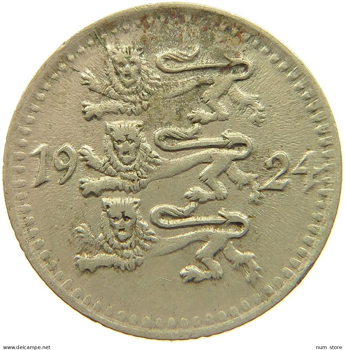 ESTONIA 1 MARK 1924  #MA 024596 - Estonie