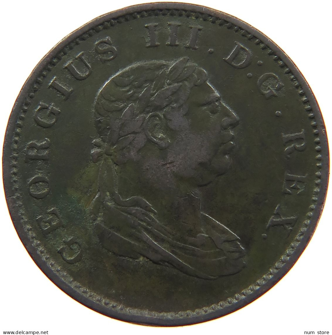 ESSEQUIBO DEMERARY 1/2 STIVER 1813 GEORGE III. 1760-1820 #MA 103797 - Guyana