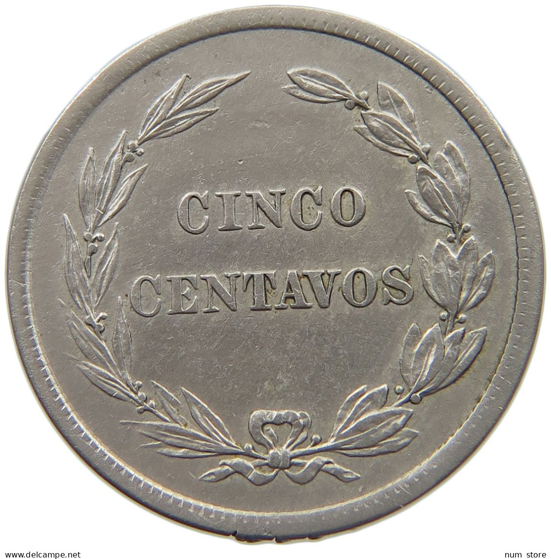 ECUADOR 5 CENTAVOS 1918  #MA 025440 - Ecuador