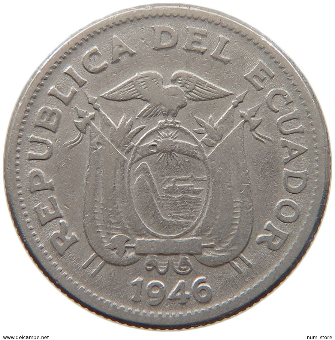 ECUADOR SUCRE 1946  #MA 067134 - Ecuador
