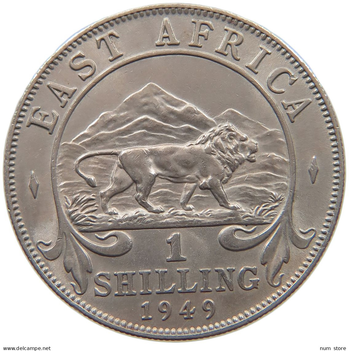 EAST AFRICA SHILLING 1949 GEORGE VI. (1936-1952) #MA 021994 - Britische Kolonie