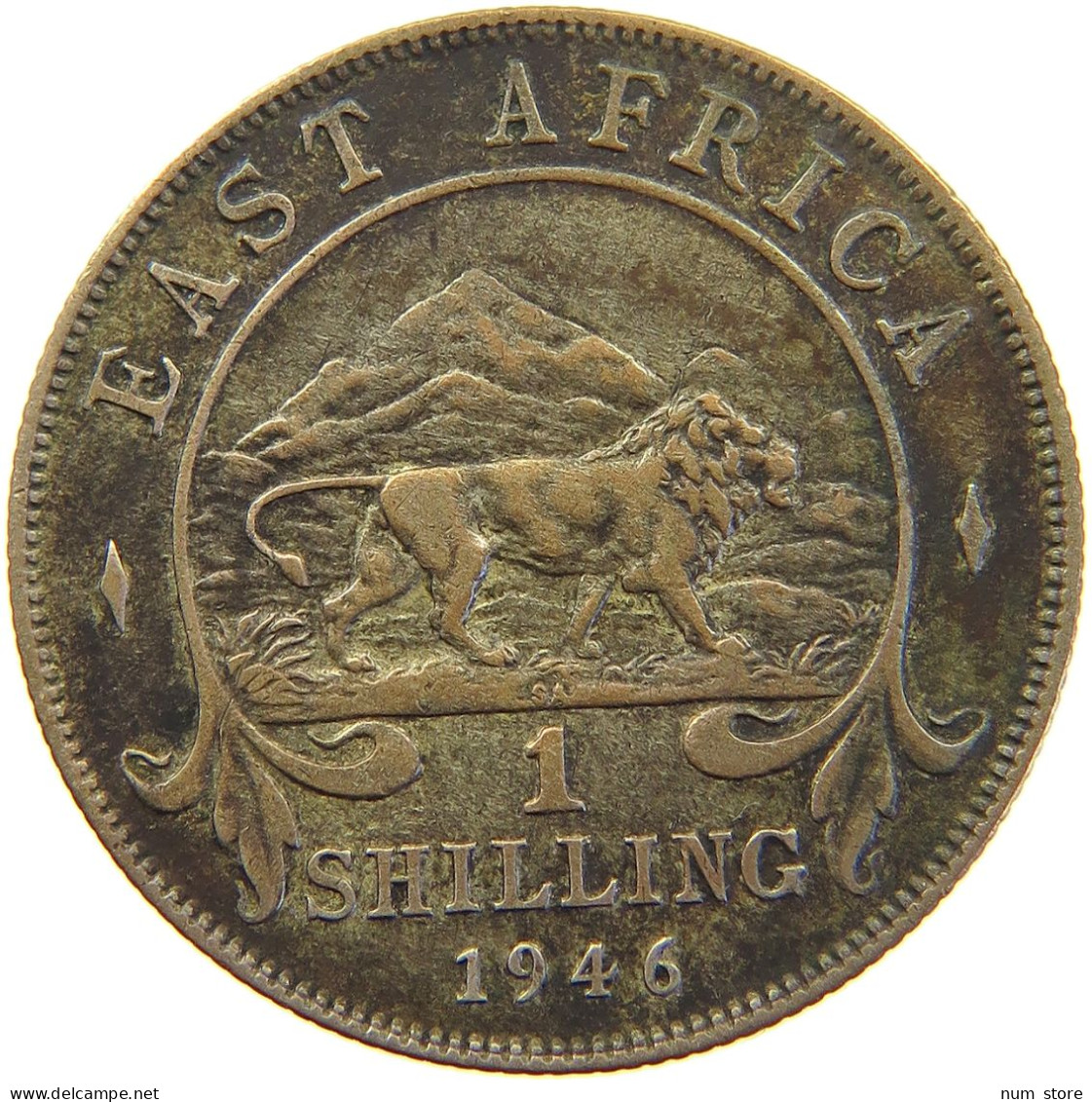 EAST AFRICA SHILLING 1946 GEORGE VI. (1936-1952) #MA 065552 - Colonie Britannique