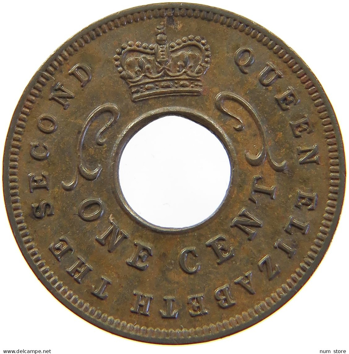 EAST AFRICA CENT 1957 ELIZABETH II. (1952-) #MA 065536 - British Colony