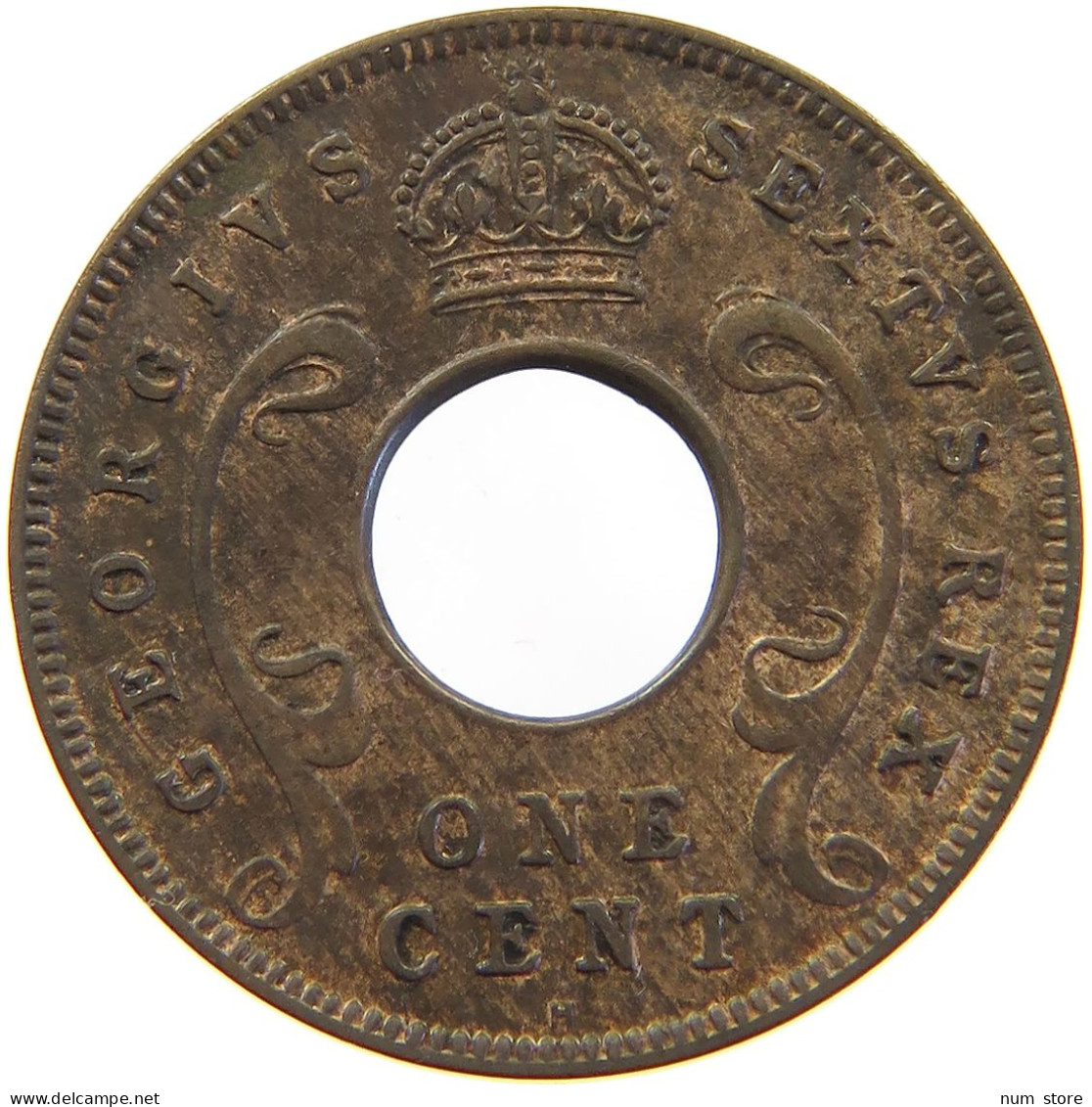 EAST AFRICA CENT 1951 GEORGE VI. (1936-1952) #MA 065534 - Colonie Britannique