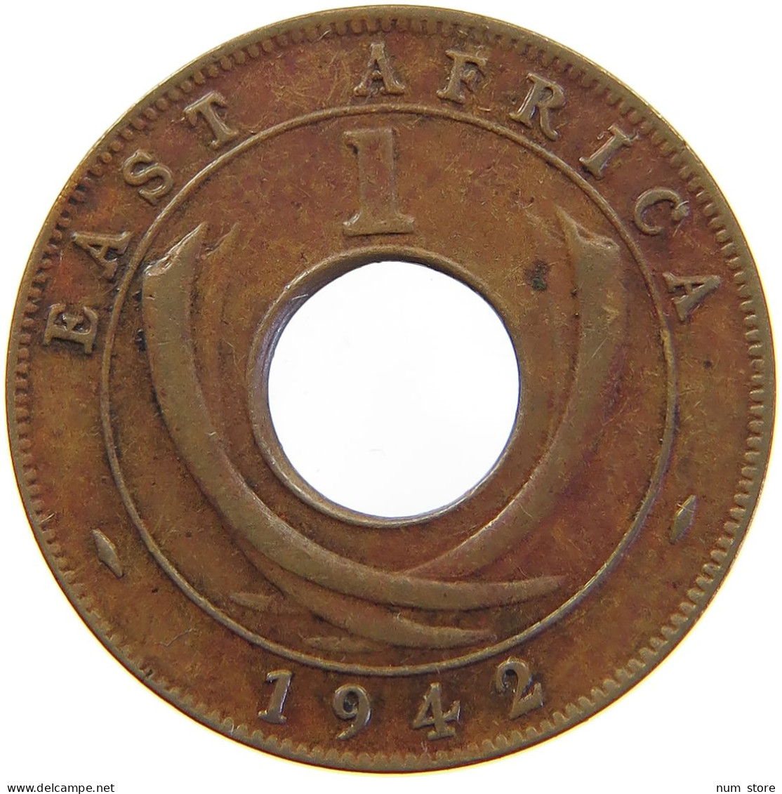 EAST AFRICA CENT 1942 GEORGE VI. (1936-1952) #MA 065549 - Colonia Britannica