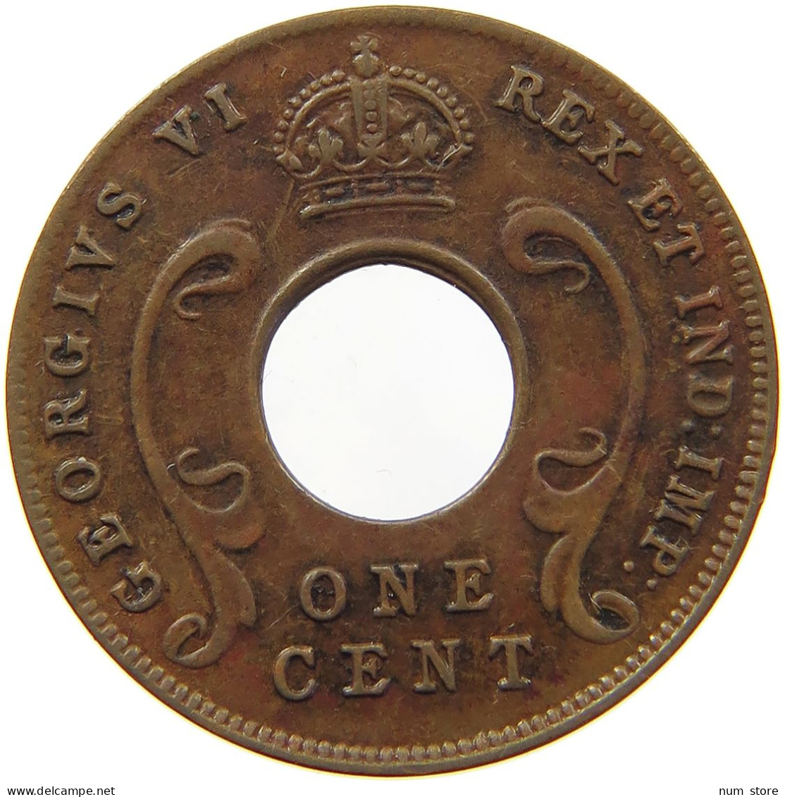 EAST AFRICA CENT 1942 GEORGE VI. (1936-1952) #MA 065549 - British Colony