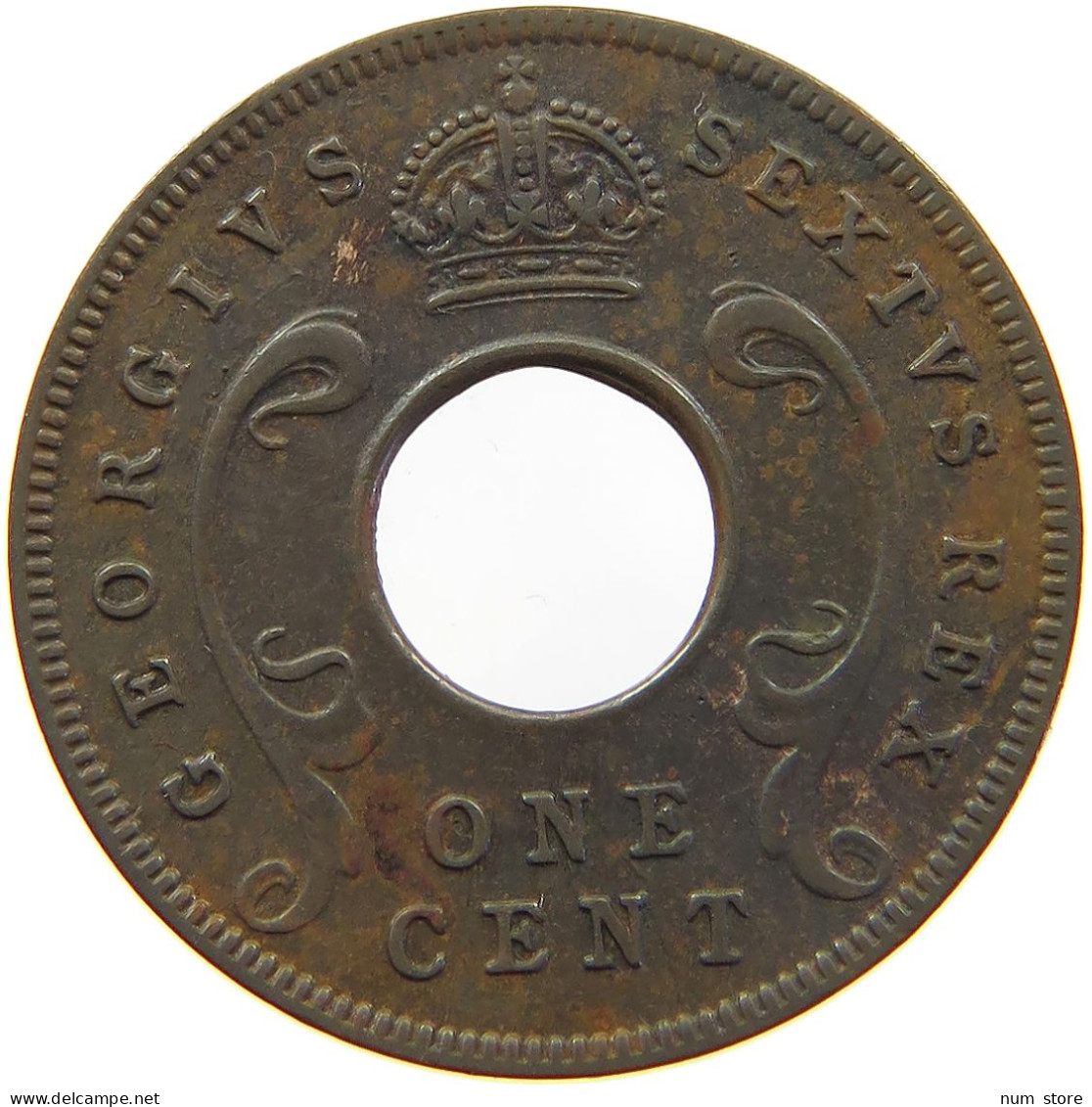 EAST AFRICA CENT 1949 GEORGE VI. (1936-1952) #MA 065547 - British Colony