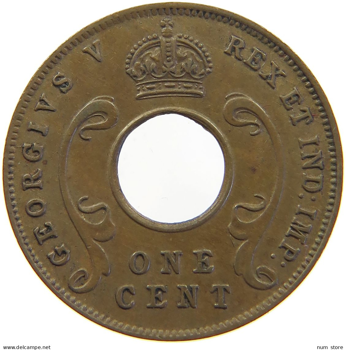 EAST AFRICA CENT 1927 GEORGE V. (1910-1936) #MA 065539 - Colonie Britannique