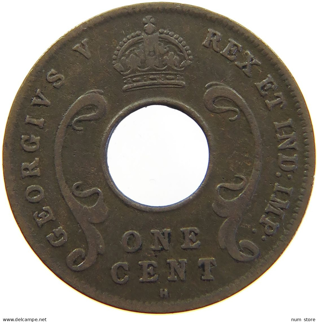 EAST AFRICA CENT 1924 GEORGE V. (1910-1936) #MA 065543 - Britse Kolonie