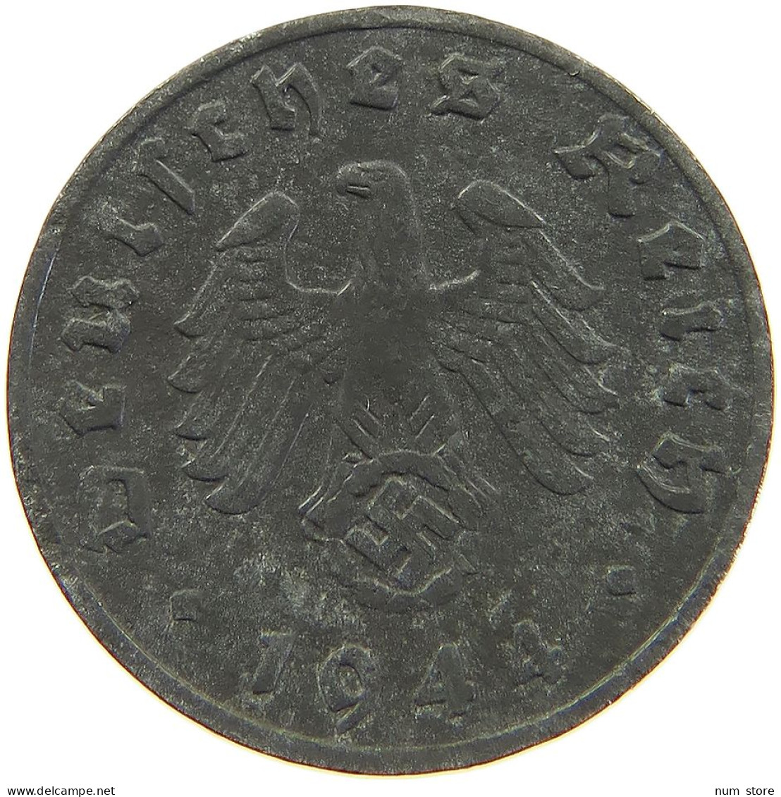 DRITTES REICH REICHSPFENNIG 1944 E  #MA 102743 - 1 Reichspfennig