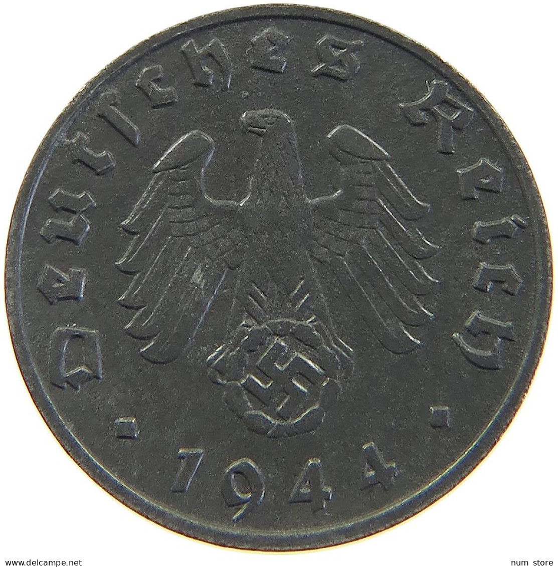 DRITTES REICH REICHSPFENNIG 1944 B  #MA 102740 - 1 Reichspfennig