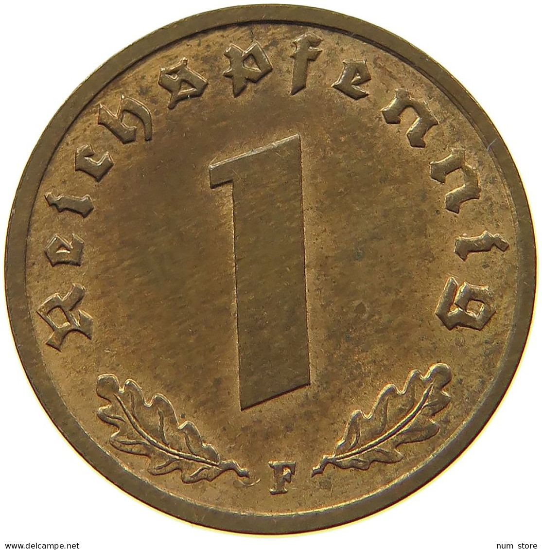 DRITTES REICH REICHSPFENNIG 1938 F  #MA 100106 - 1 Reichspfennig