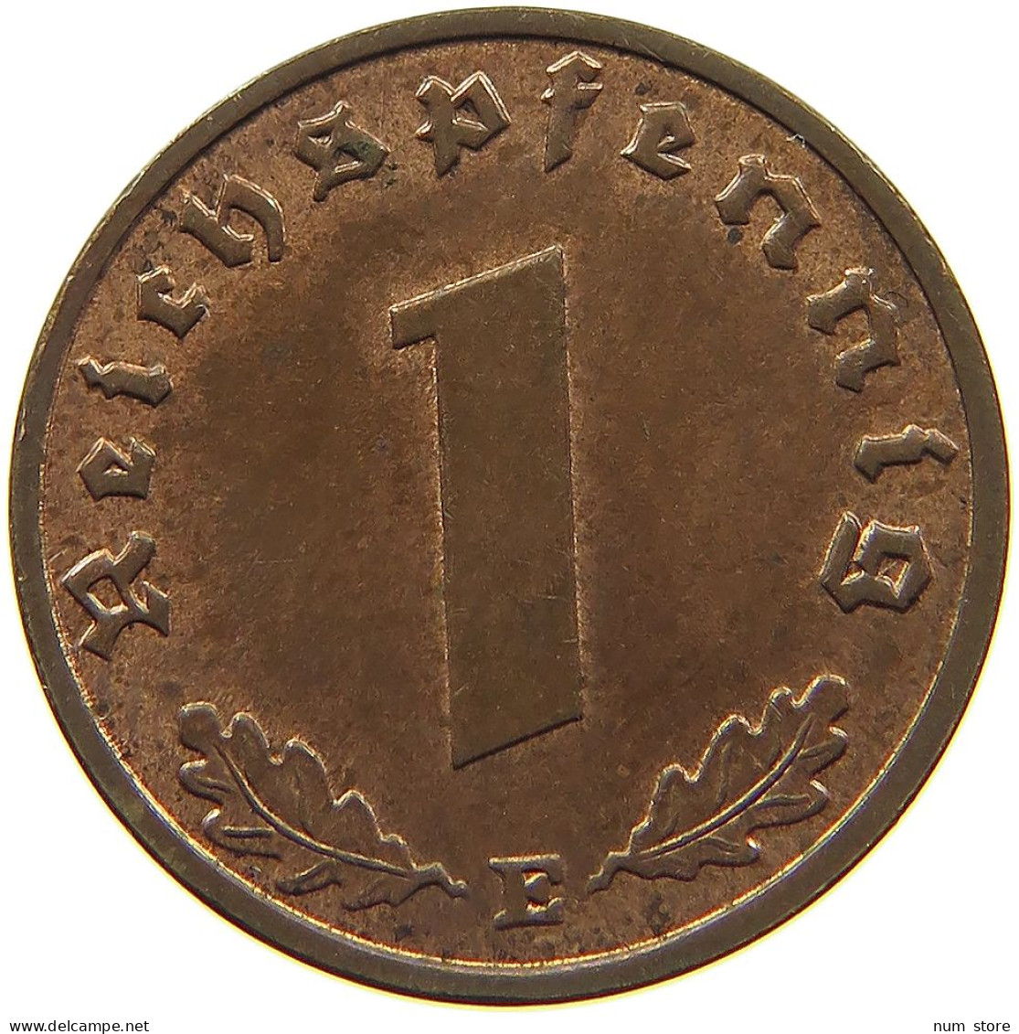 DRITTES REICH REICHSPFENNIG 1938 E  #MA 100110 - 1 Reichspfennig