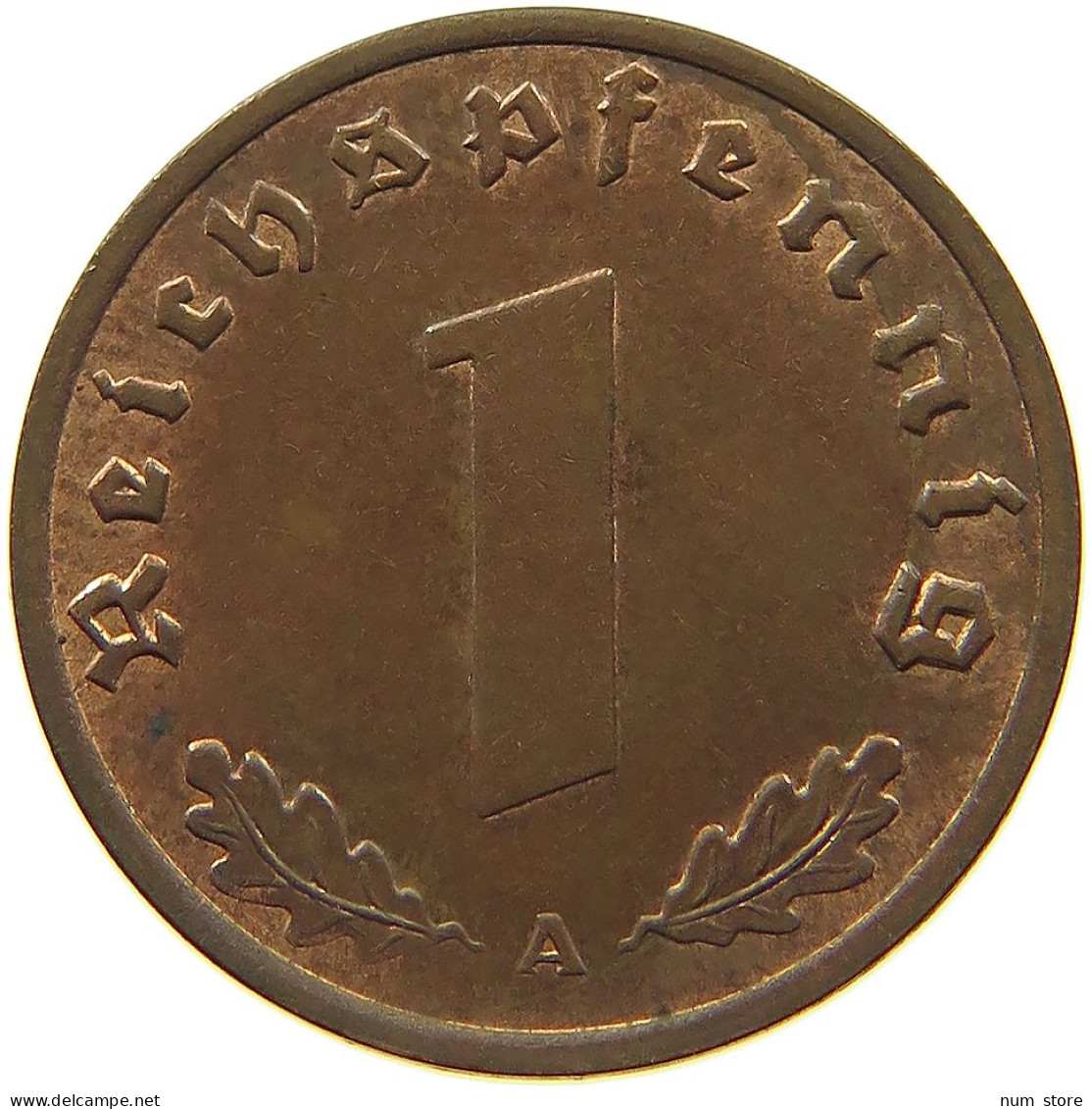 DRITTES REICH REICHSPFENNIG 1938 A  #MA 100095 - 1 Reichspfennig