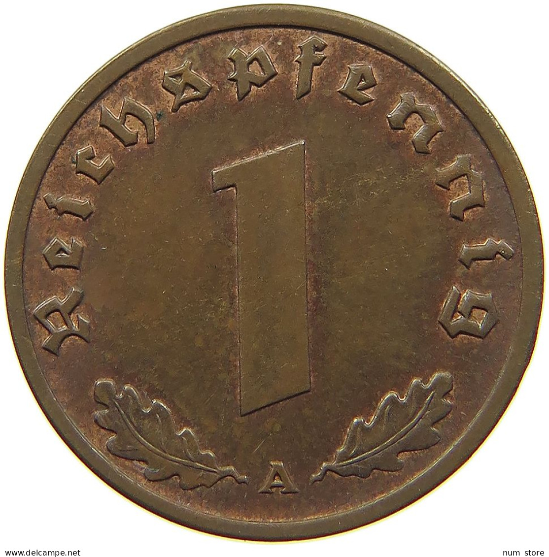 DRITTES REICH REICHSPFENNIG 1938 A  #MA 100108 - 1 Reichspfennig