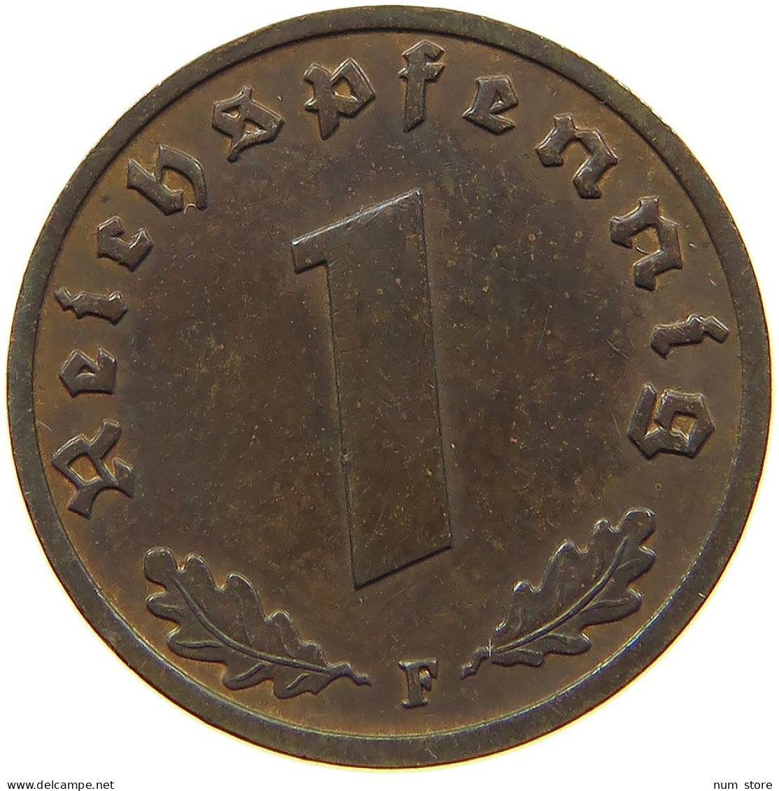 DRITTES REICH REICHSPFENNIG 1937 F  #MA 100083 - 1 Reichspfennig