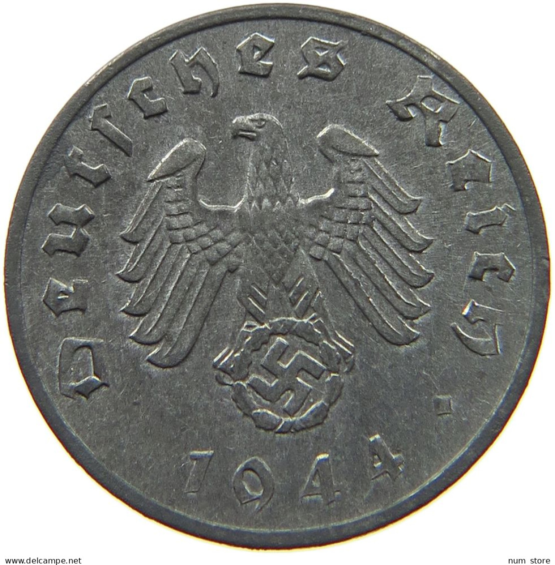 DRITTES REICH PFENNIG 1944 A  #MA 005846 - 1 Reichspfennig
