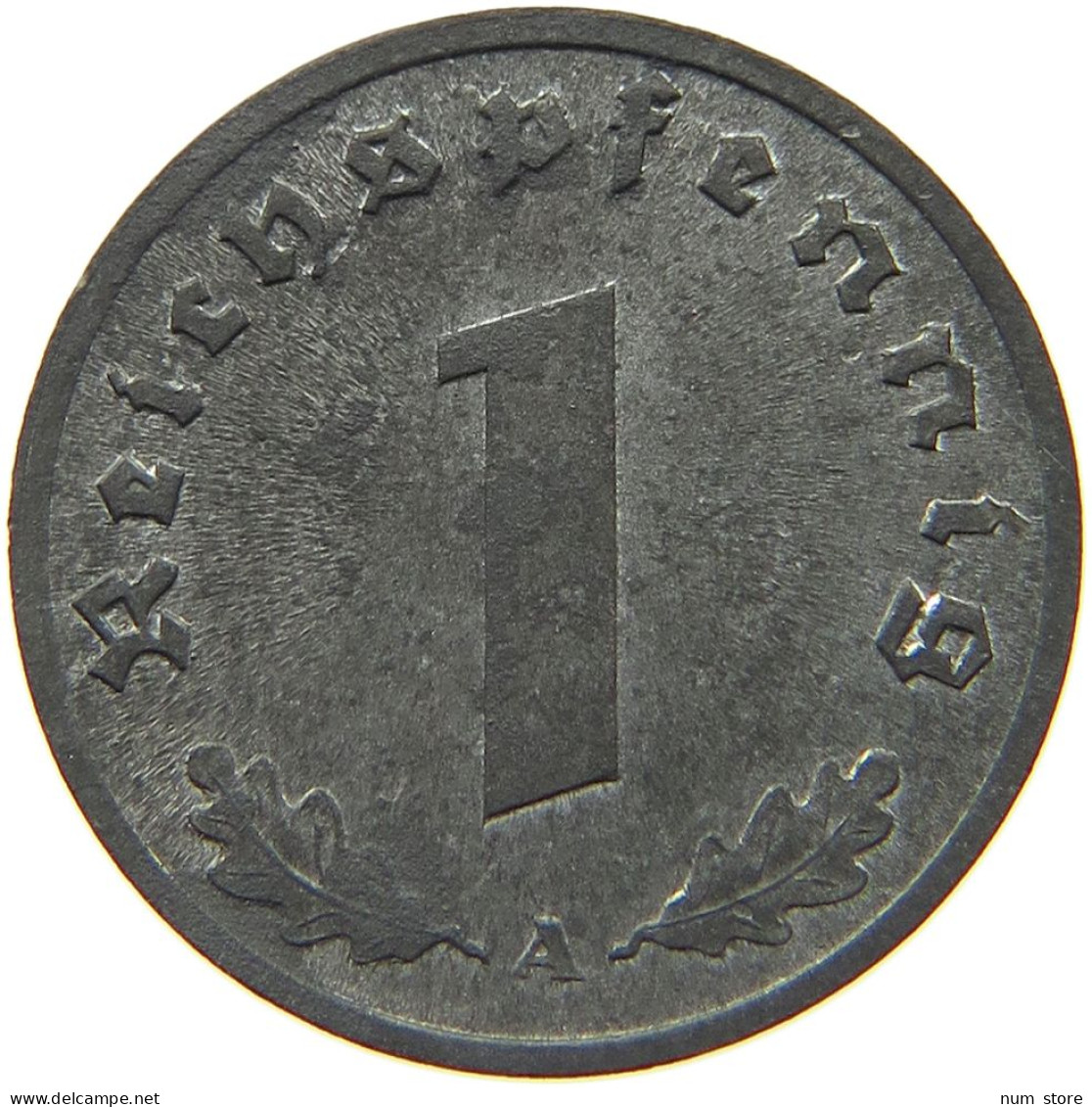 DRITTES REICH PFENNIG 1944 A  #MA 005842 - 1 Reichspfennig
