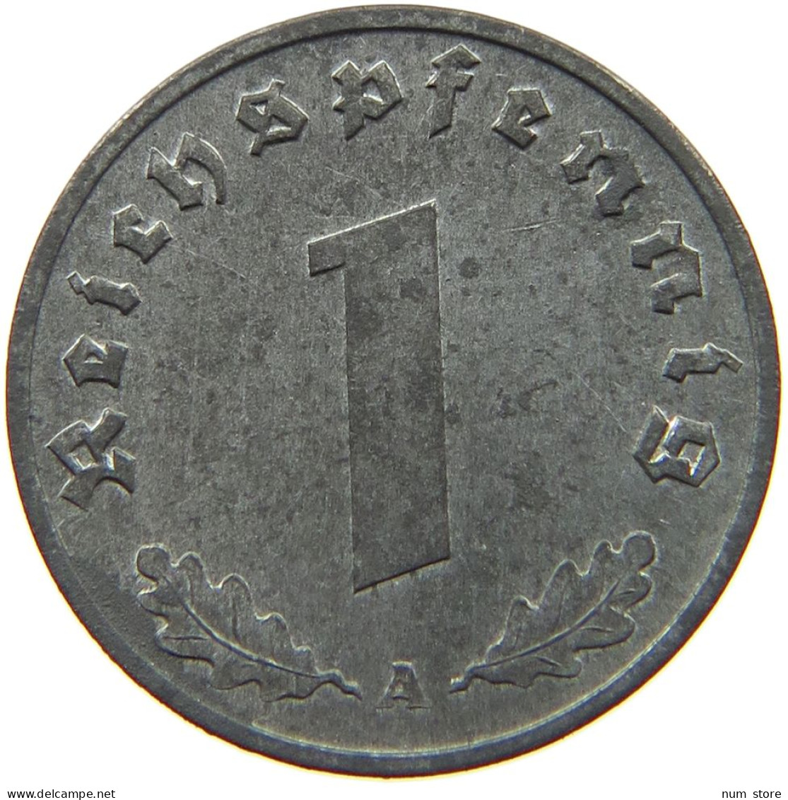 DRITTES REICH PFENNIG 1944 A  #MA 005843 - 1 Reichspfennig