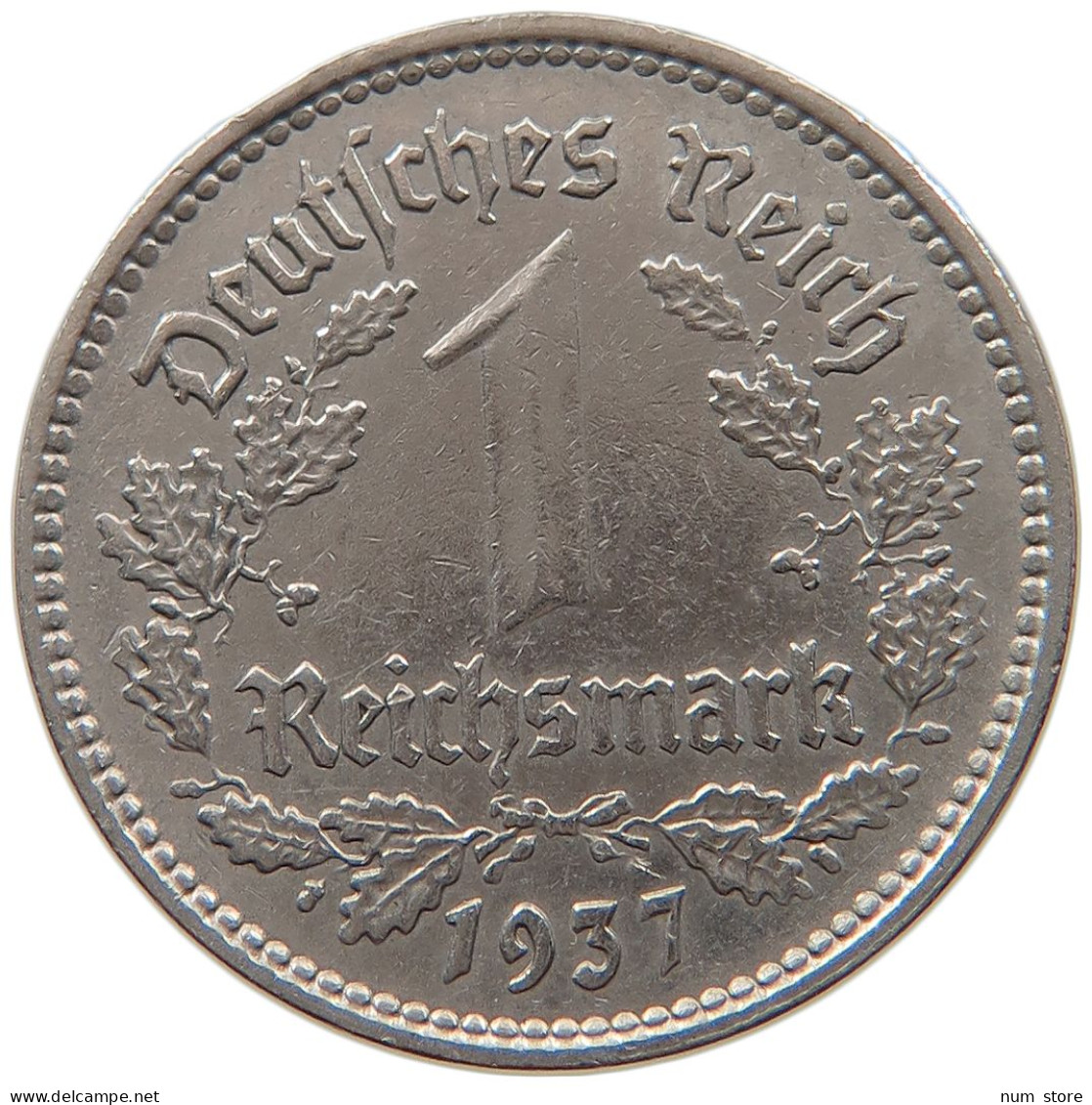 DRITTES REICH MARK 1937 A  #MA 099348 - 1 Reichsmark