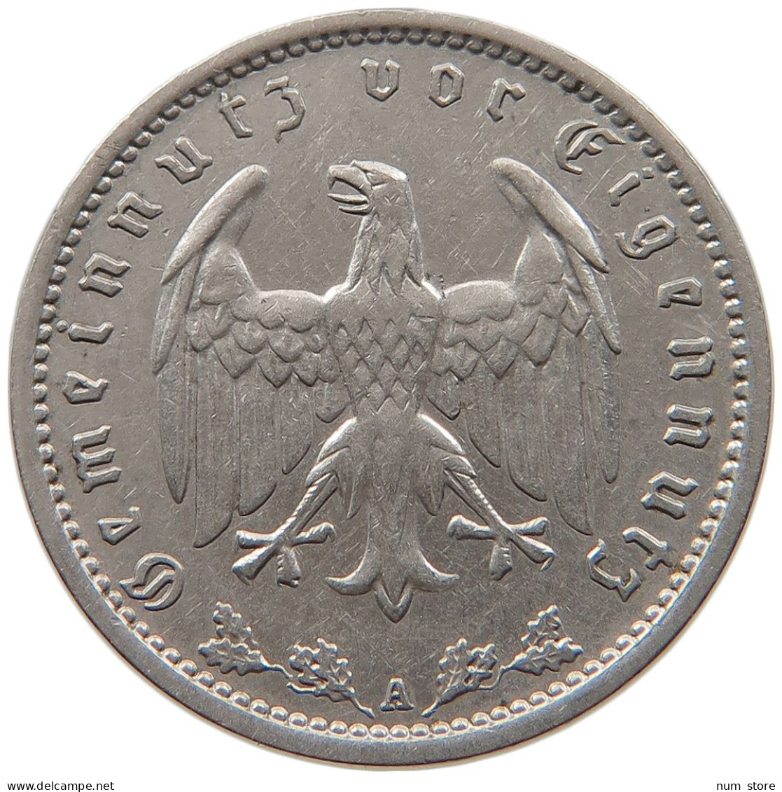 DRITTES REICH MARK 1937 A  #MA 099347 - 1 Reichsmark