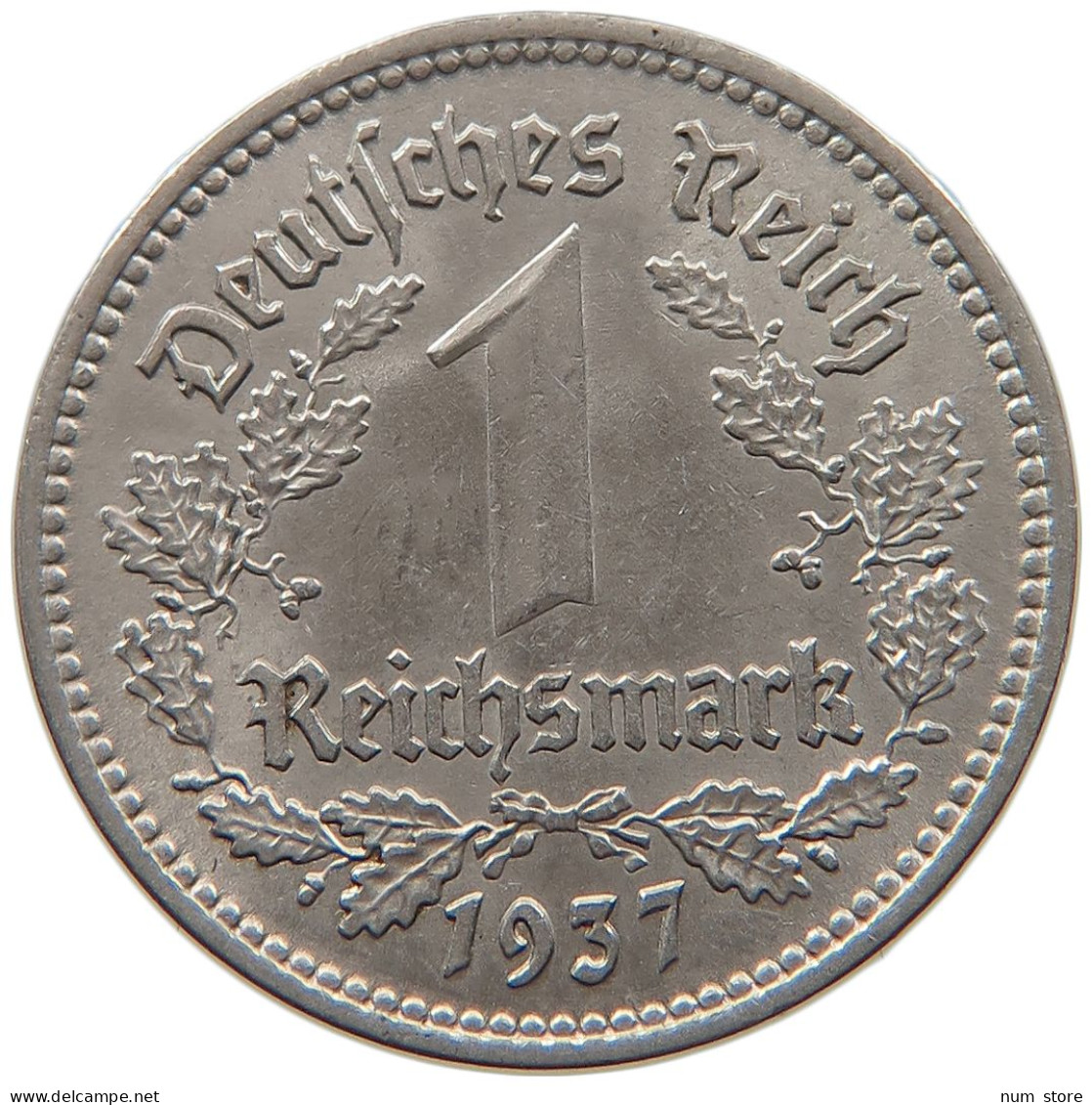 DRITTES REICH MARK 1937 A  #MA 099371 - 1 Reichsmark