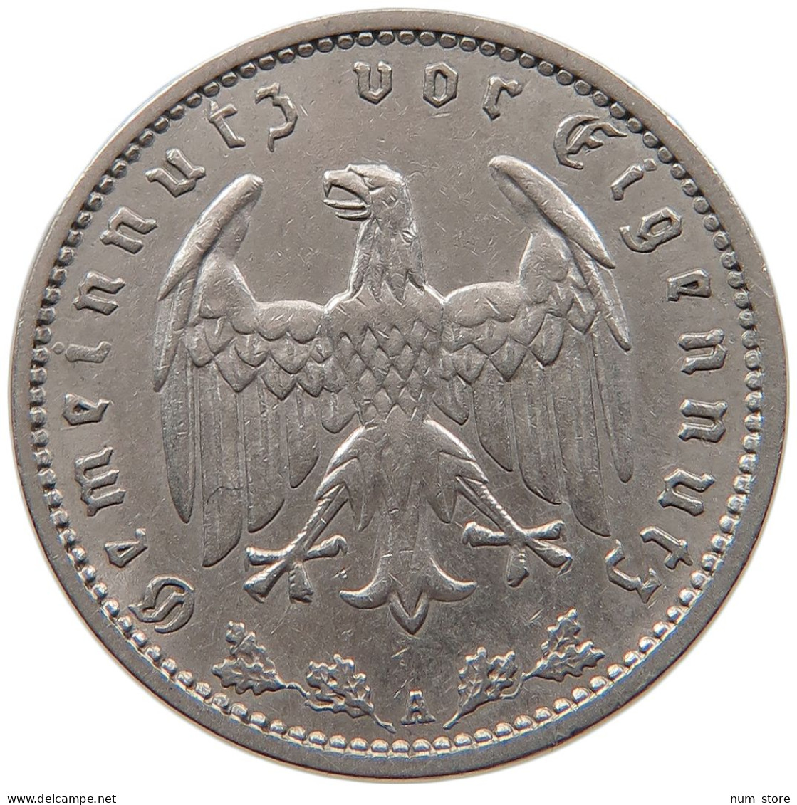 DRITTES REICH MARK 1937 A  #MA 099326 - 1 Reichsmark