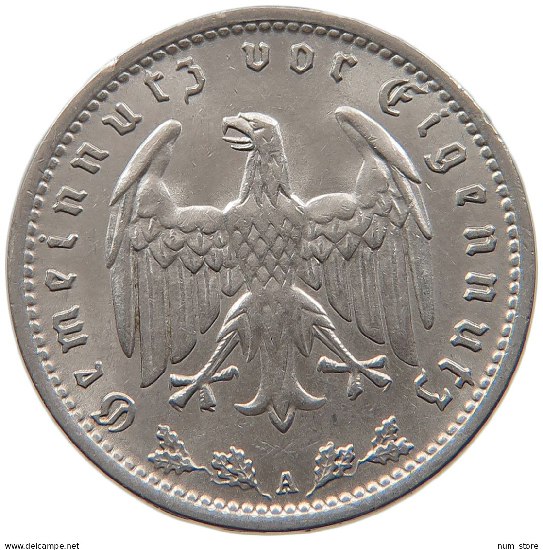 DRITTES REICH MARK 1937 A  #MA 099333 - 1 Reichsmark