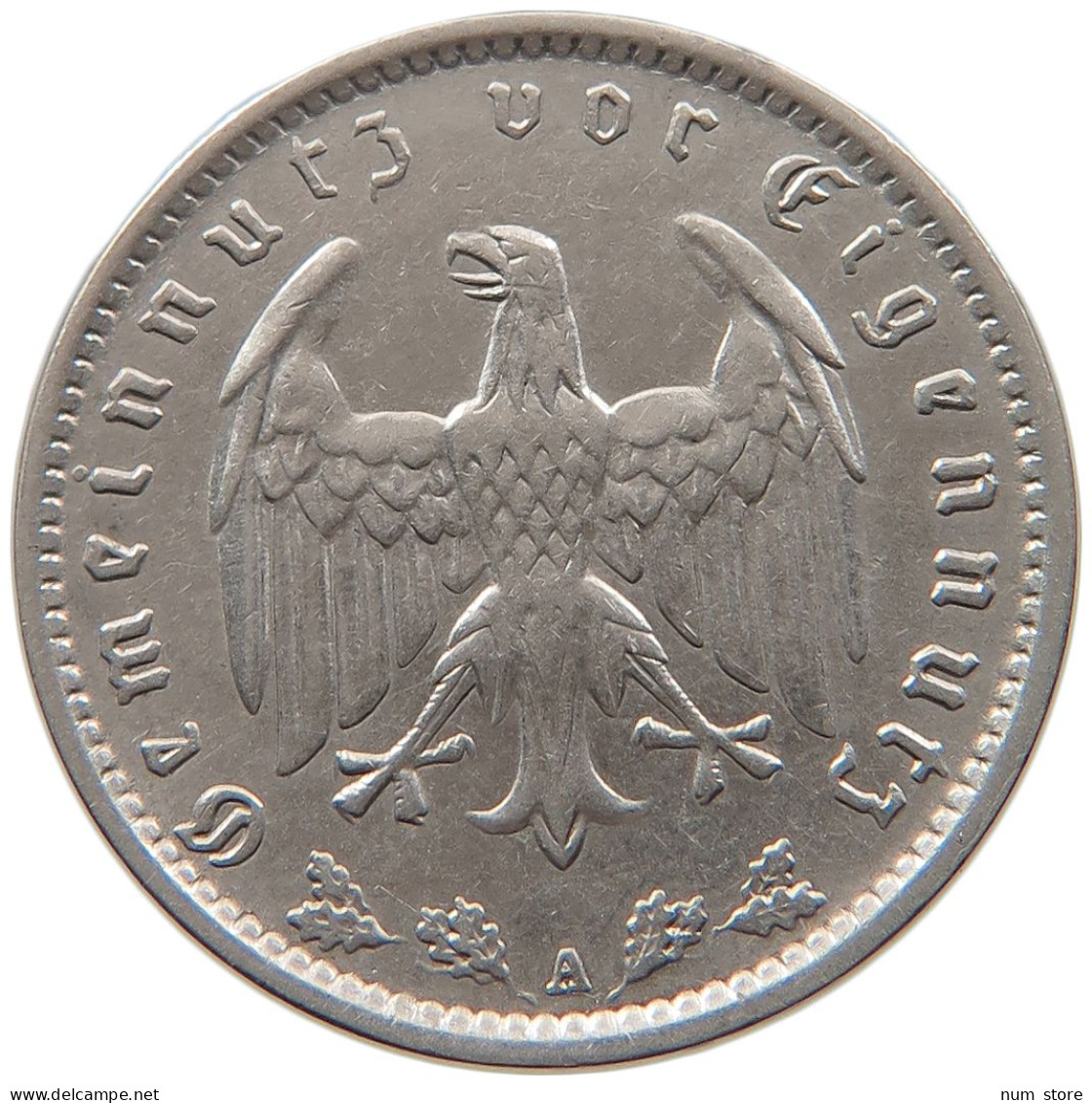 DRITTES REICH MARK 1937 A  #MA 099363 - 1 Reichsmark