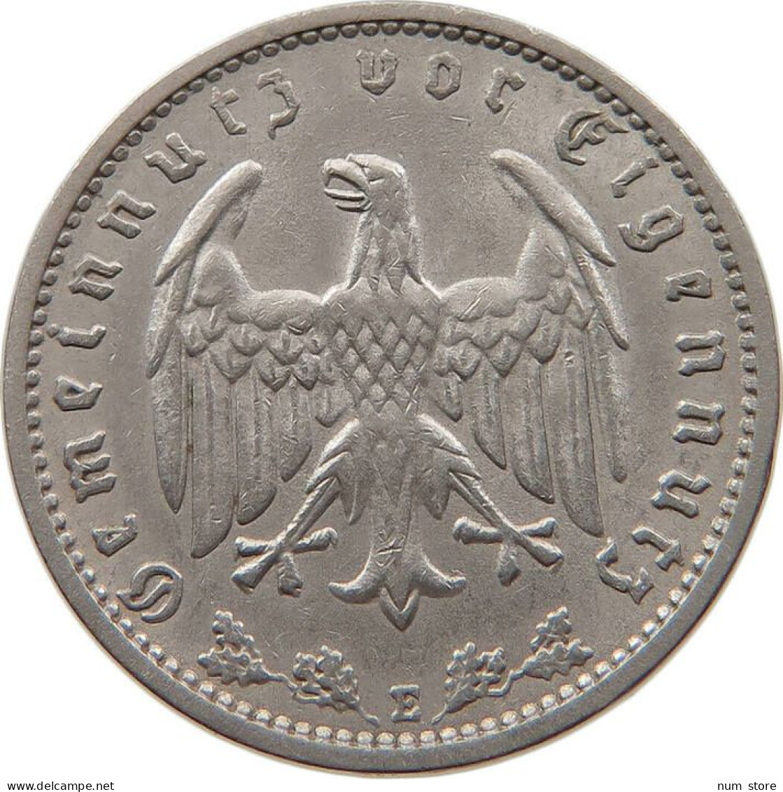 DRITTES REICH MARK 1936 E  #MA 09934999349 - 1 Reichsmark