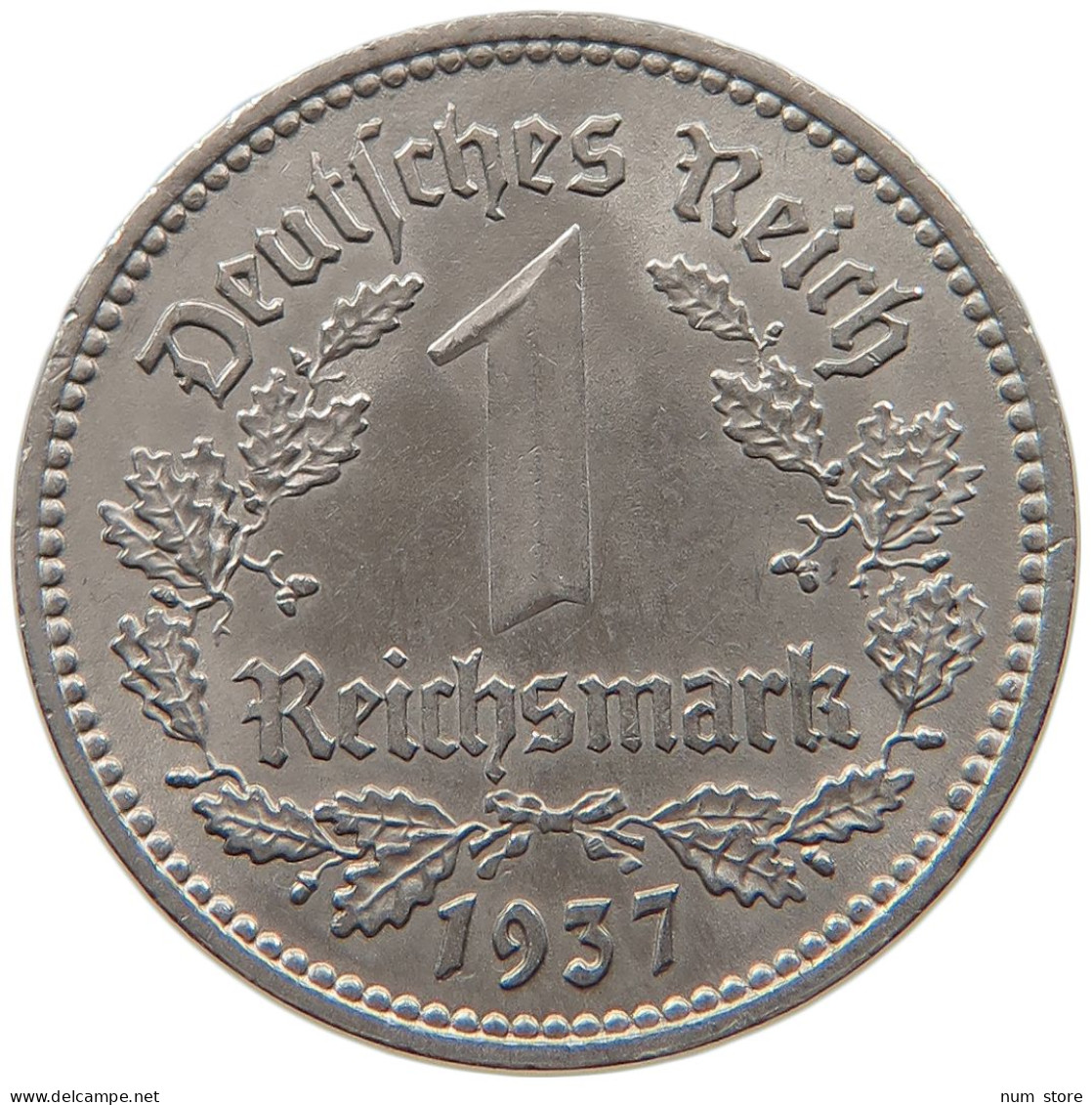 DRITTES REICH MARK 1937 A  #MA 099367 - 1 Reichsmark