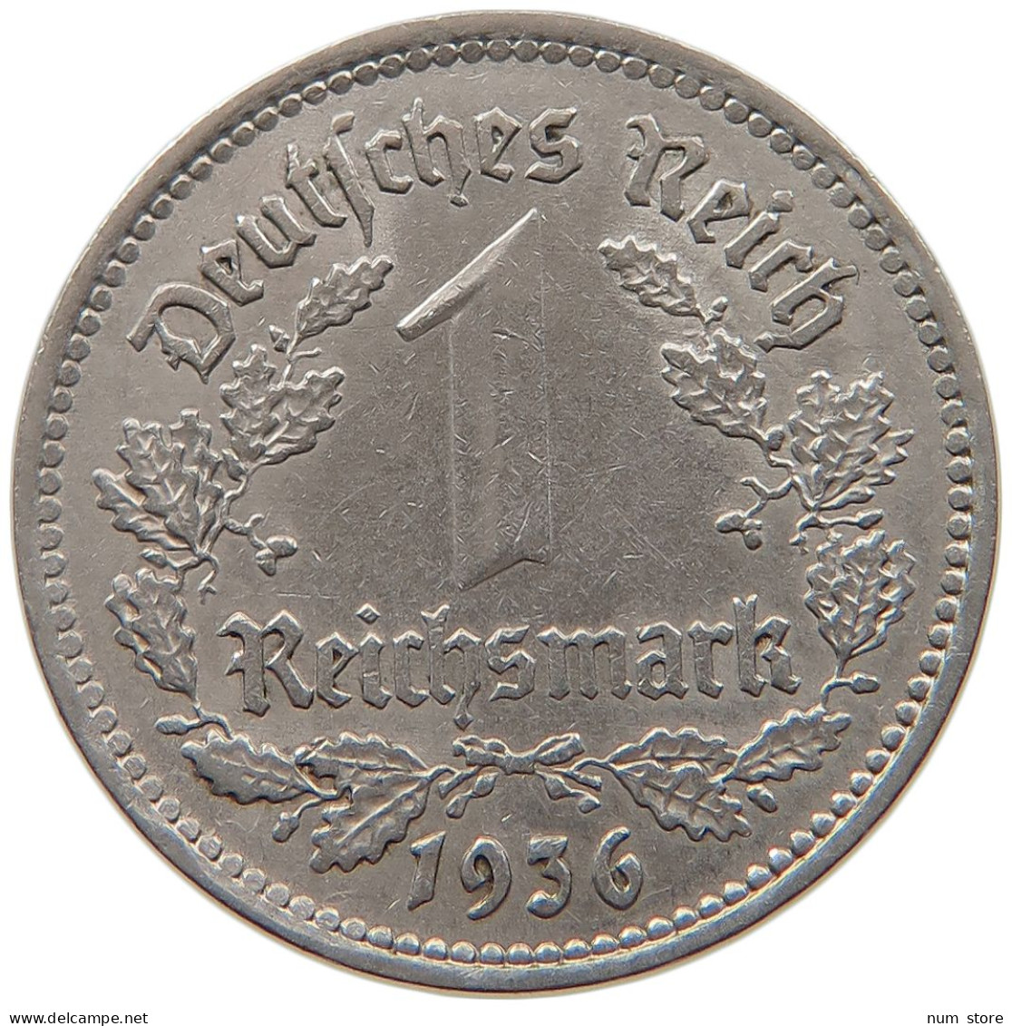 DRITTES REICH MARK 1936 A  #MA 099368 - 1 Reichsmark