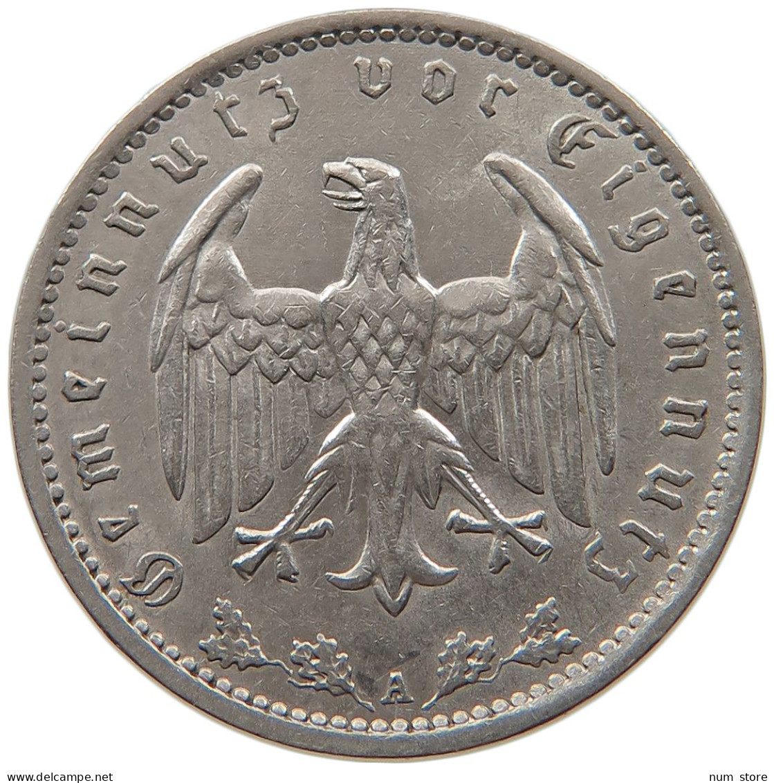 DRITTES REICH MARK 1936 A  #MA 099368 - 1 Reichsmark